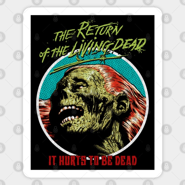 Return Of The Living Dead, Tarman, Zombies Sticker by PeligroGraphics